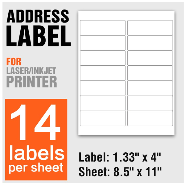 A4 Logistic and Distribution Barcode Sticker Labels for Laser & Inkjet ...